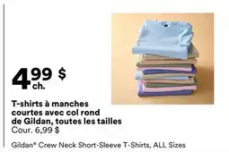 Michaels T-shirts à manches courtes avec col rond de Gildan, toutes les tailles offer