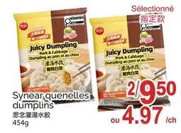 T&T Supermarket SYNEAR QUENELLES DUMPLINGS offer