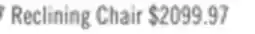 The Brick Toreno 42 Genuine Leather Rocker Reclining Chair offer