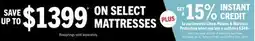 The Brick SELECT MATTRESSES offer