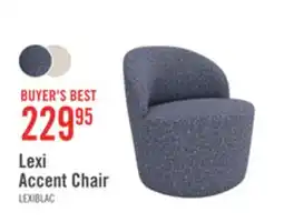 The Brick Lexi 28.35 Fabric Accent Chair – Blue offer