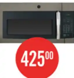 The Brick GE 1.6 Cu. Ft. Over-the-Range Microwave with Programmable Defrost and 300 CFM - Slate - JVM1635SLJC offer