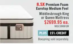 The Brick Stearns & Foster Middlesbrough Luxury Eurotop King Mattress offer