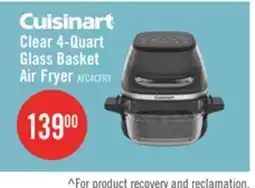 The Brick Cuisinart 4-Quart Clear Glass Basket Air Fryer - AFC-4C offer