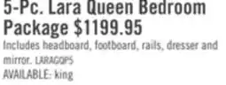 The Brick Lara Panel Bed with Headboard & Frame, Antique Grey - Queen Size offer