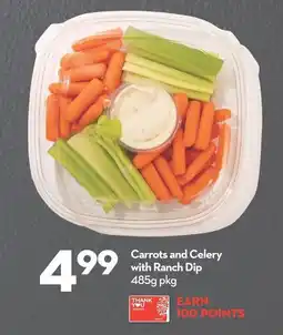 Garden Foods Carrots and Celery with Ranch Dip offer
