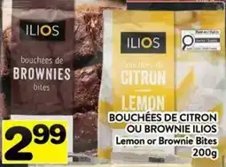 Supermarché PA Ilios lemon or brownie bites offer