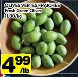 Supermarché PA Fresh Green Olives offer