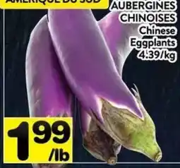 Supermarché PA Chinese Eggplants offer