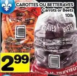 Supermarché PA Carrots or Beets offer