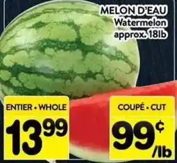 Supermarché PA Watermelon offer