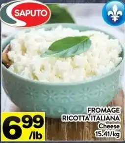 Supermarché PA Saputo ricotta italiana cheese offer