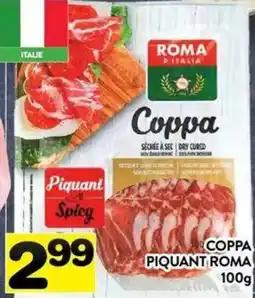 Supermarché PA Roma coppa piquant offer