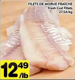 Supermarché PA Fresh Cod Fillets offer
