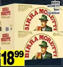 Supermarché PA Birra Moretti premium lager offer