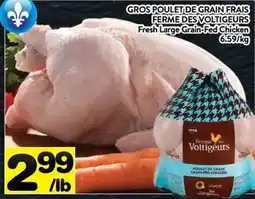 Supermarché PA Ferme des Voltigeurs fresh large grain-fed chicken offer