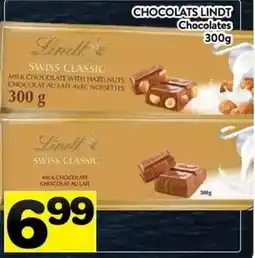Supermarché PA Lindt Swiss Classic Milk Chocolate offer