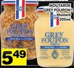 Supermarché PA Grey Poupon mustard offer