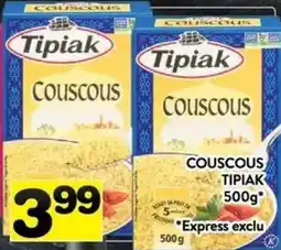 Supermarché PA Tipiak couscous offer