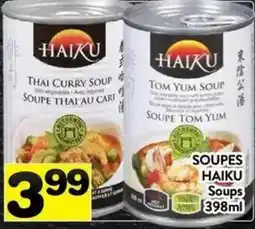 Supermarché PA Haiku soups offer