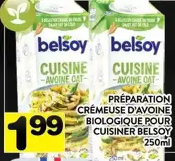 Supermarché PA Belsoy cuisine avoine oat offer