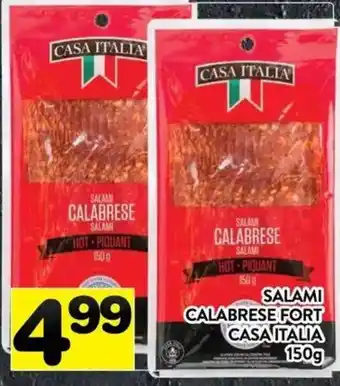 Supermarché PA Casa Italia salami calabrese hot piquant offer