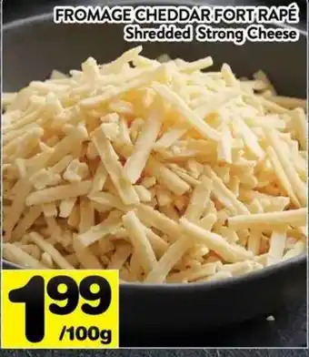 Supermarché PA Fromage Cheddar Fort Rapé Shredded Strong Cheese offer