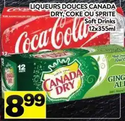 Supermarché PA Canada Dry soft drinks offer