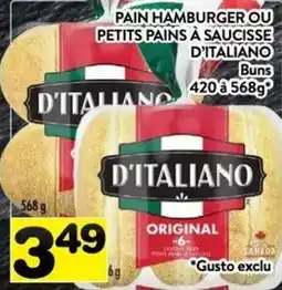Supermarché PA D'italiano original buns offer
