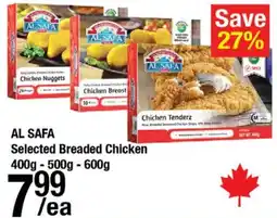 Arz Fine Foods Al safa selected breaded chicken offer