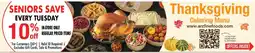 Arz Fine Foods Seniors save every tuesday offer