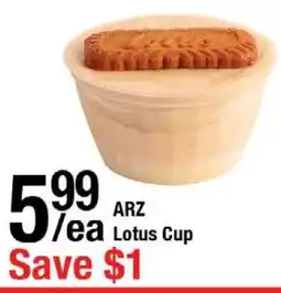 Arz Fine Foods ARZ Lotus Cup offer