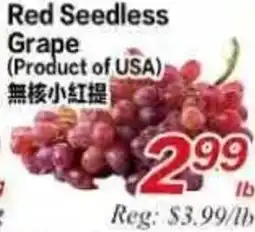 Superking Supermarket Red Seedless Grape offer