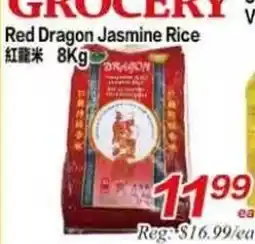 Superking Supermarket Red Dragon Jasmine Rice offer
