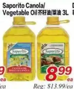 Superking Supermarket Saporito vegetable oil offer