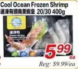 Superking Supermarket Cool Ocean Frozen Shrimp offer