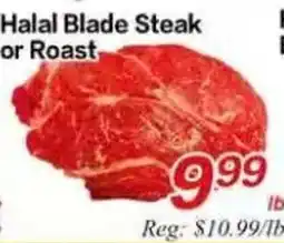 Superking Supermarket Halal Blade Steak or Roast offer