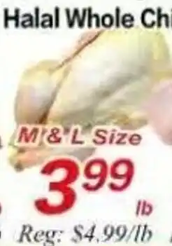 Superking Supermarket Halal Whole Chicken offer