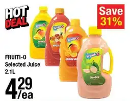 Arz Fine Foods Fruiti-0 Selected Juice offer