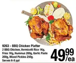 Arz Fine Foods BBQ Chicken Platter offer