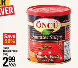 Arz Fine Foods Oncu tomato paste offer