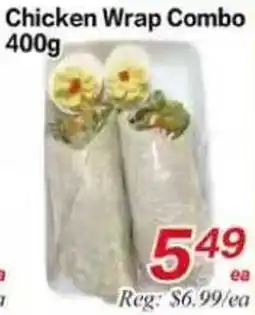 Superking Supermarket Chicken Wrap Combo offer