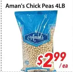 Bestco Food Mart Aman's Chick Peas 4LB offer