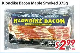 Bestco Food Mart Klondike Bacon Maple Smoked offer