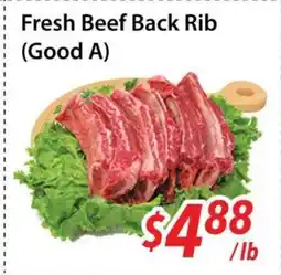 Bestco Food Mart Fresh Beef Back Rib (Good A) offer