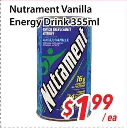 Bestco Food Mart Nutrament Vanilla Energy Drink offer