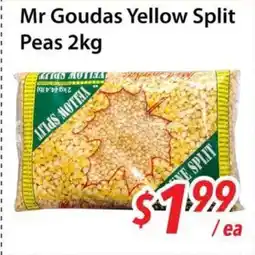 Bestco Food Mart Mr Goudas Yellow Split Peas offer