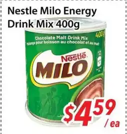 Bestco Food Mart Nestle Milo Energy Drink Mix offer
