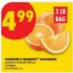 No Frills Farmer's Market oranges offer