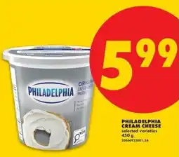 No Frills philadelphia cream cheese offer